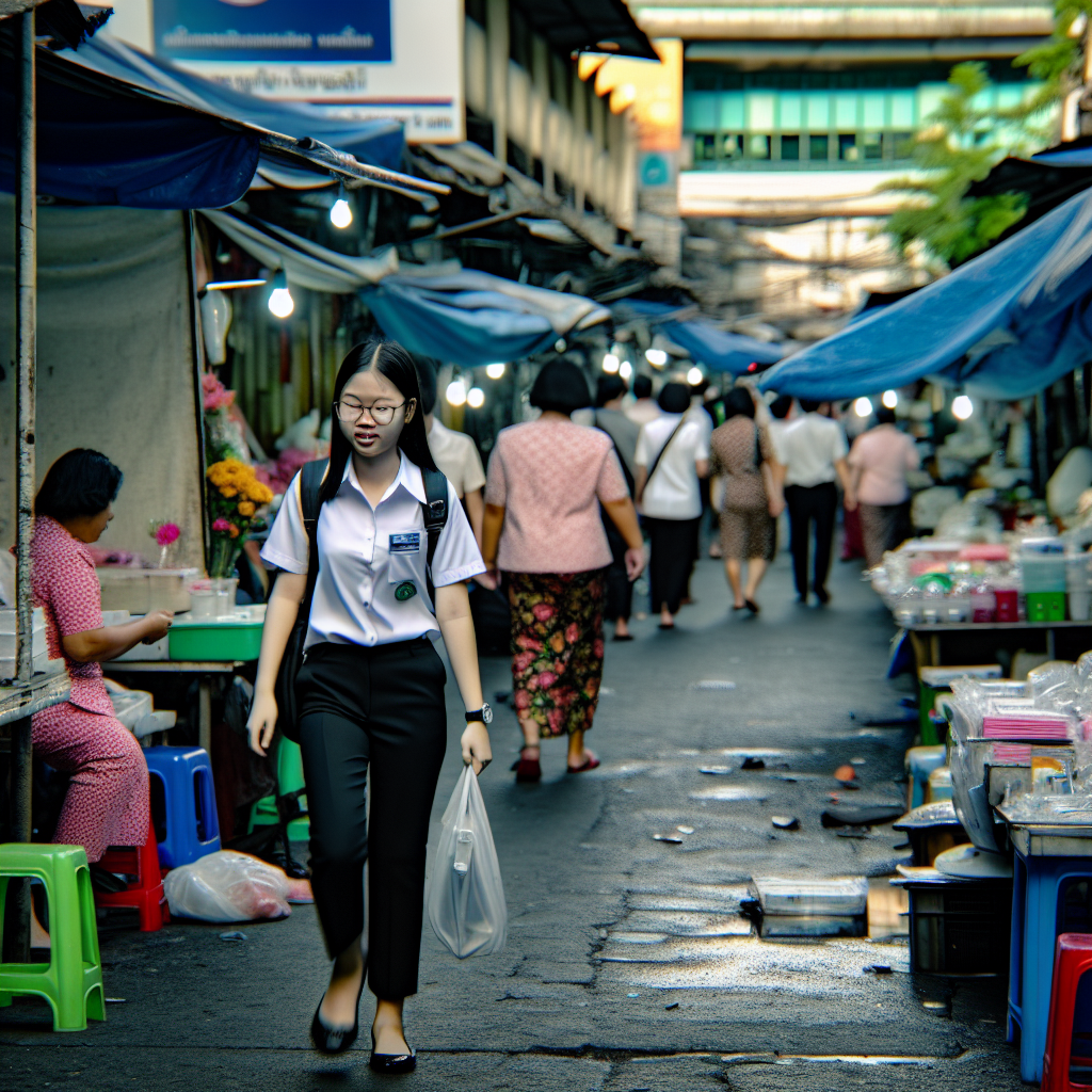 Chợ sáng Bangkok